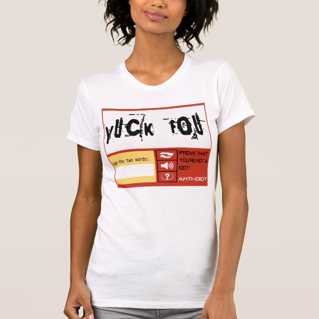 captcha (Yuck Fou) Tee Shirt (Framsida)