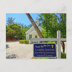 Captiva Florida Chapel av Sea Postcard Vykort