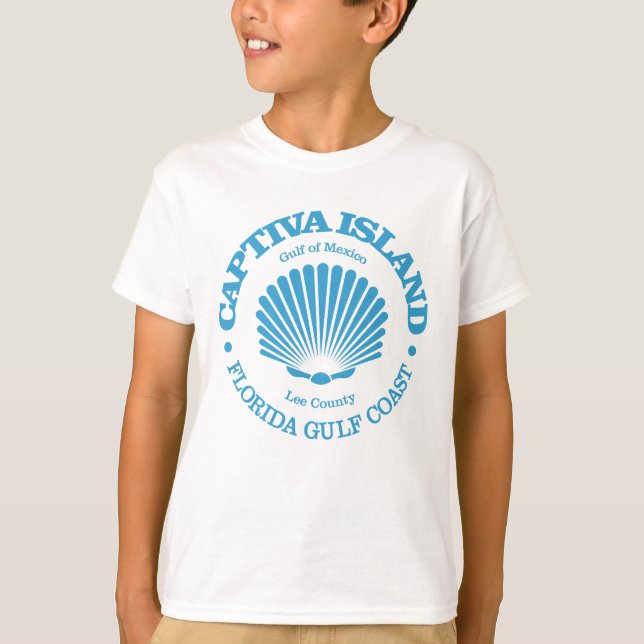 Captiva Island (årstidsgräns) T Shirt (Framsida)