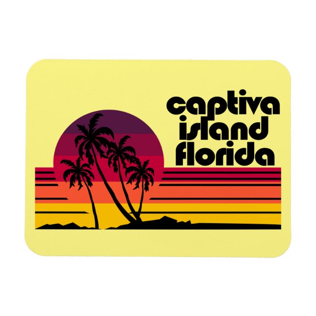 Captiva Island Florida Magnet (Horisontell)