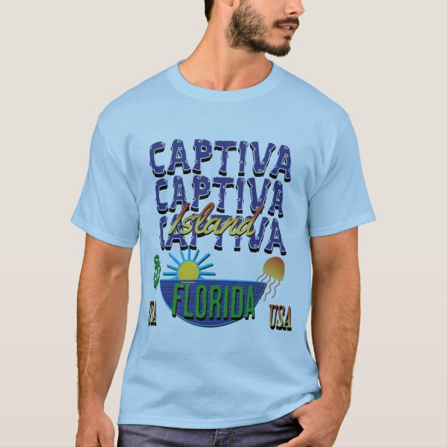 Captiva Island, Florida T Shirt (Framsida)