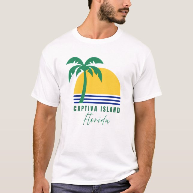 Captiva Island Florida T-Shirt (Framsida)