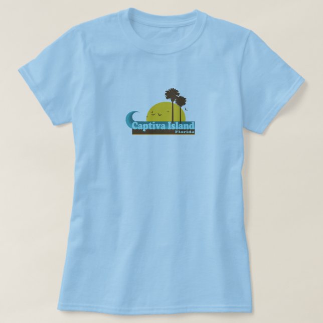 Captiva Island. Tee Shirt (Design framsida)