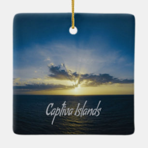 Captiva Islands Florida Julgransprydnad Keramik