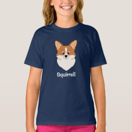 Captivated Corgi Tecknad "Squirrel" T-shirt