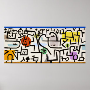 Captivating Abstraction: Rik Port by Paul Klee Poster