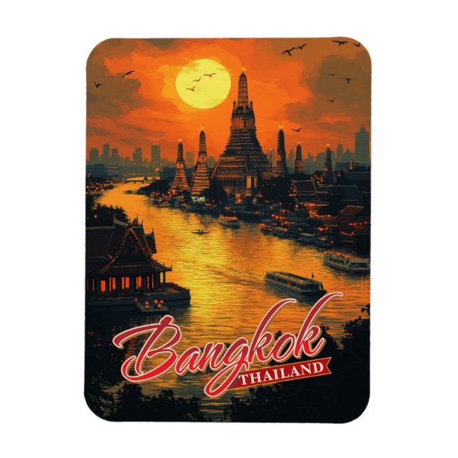 Captivating Bangkok, Thailand Magnet (Vertikal)