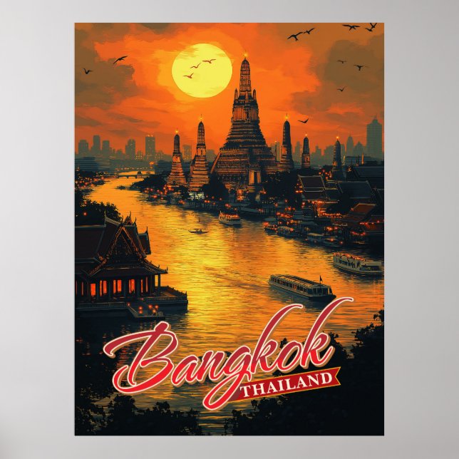 Captivating Bangkok, Thailand Poster (Framsidan)