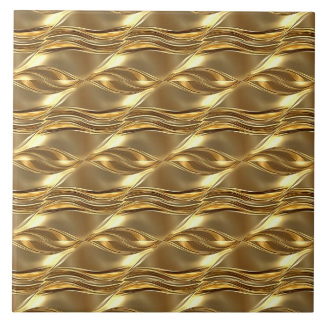 Captivating gold pattern kakelplatta (Framsidan)