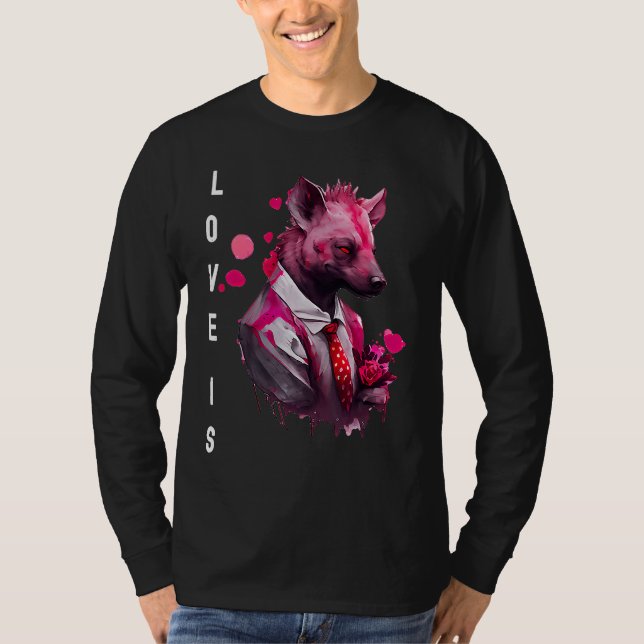 Captivating Love is With Heart Animal Valentine's  T Shirt (Framsida)