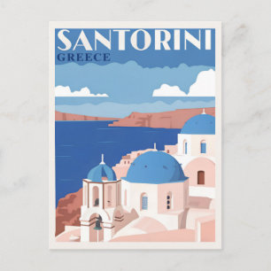 Captivating Santorini Greece Vykort