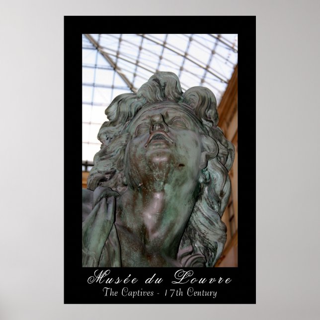 "Captives" Louvre Museum Poster (Framsidan)