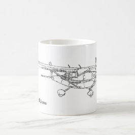 Captmoonbeam Cessna 82 Skylane Kaffemugg