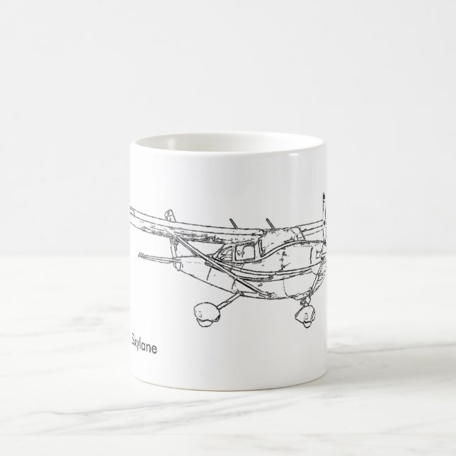 Captmoonbeam Cessna 82 Skylane Kaffemugg (Center)