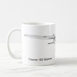 Captmoonbeam Cessna 82 Skylane Kaffemugg