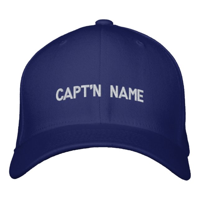 Capt'n Embroized Hat Broderad Keps (Framsida)