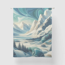 Capture Art Winter Scene & Snö och Ice Crystals