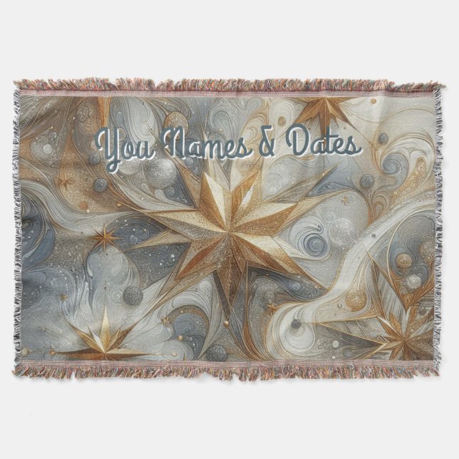 Capture Art Winter Scene & Snö och Ice Crystals Filt (Framsidan)