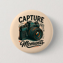 Capture Moments Camera Art Button Knapp