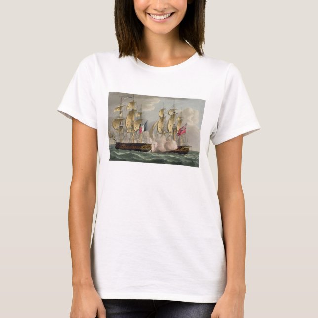 Capture of L'Immortalite, 20 oktober 1798, från T Shirt (Framsida)