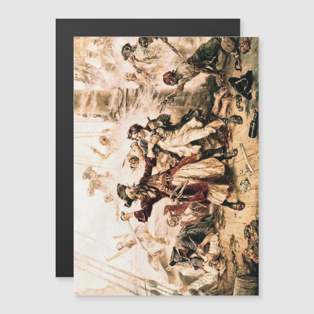 Capture, Pirat Blackbeard, drottning Anne's Reveng (Fram/baksida)