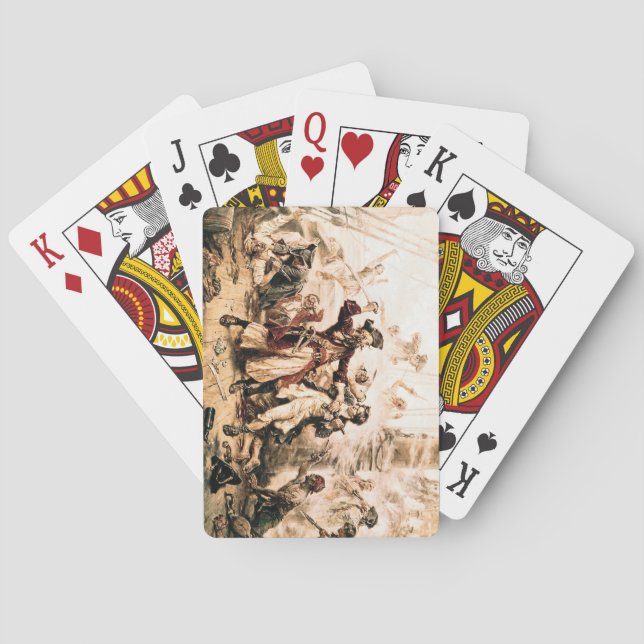 Capture, Pirat Blackbeard, drottning Anne's Reveng Casinokort (Baksidan)