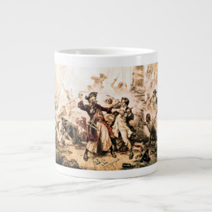 Capture, Pirat Blackbeard, drottning Anne's Reveng Jumbo Mugg