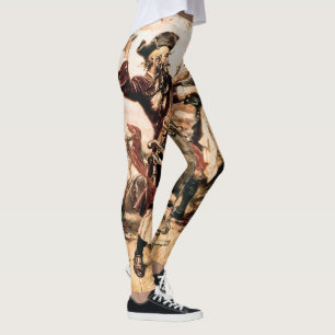 Capture, Pirat Blackbeard, drottning Anne's Reveng Leggings