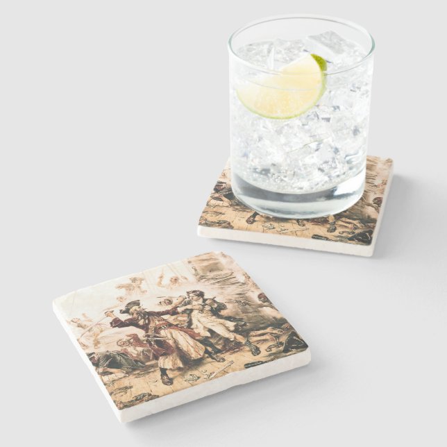 Capture, Pirat Blackbeard, drottning Anne's Reveng Stenunderlägg (Sidan)