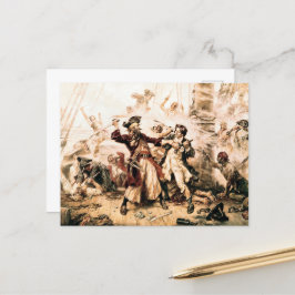 Capture, Pirat Blackbeard, drottning Anne's Reveng Vykort