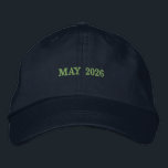 Capture the Significance of MAY 2026 Navy Color Broderad Keps<br><div class="desc">Capture the significance of “MAY 2026” with this Navy Alternative Apparel Basic Adjustable Cap, featuring precision embroidery that adds a refined and lasting touch. The one-size-fits-all adjustable strap ensures a comfortable fit for everyone, making it ideal for seasonal events, company milestones, farewell parties, or promotional launches. Place your bulk order...</div>