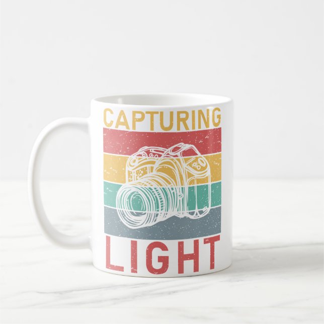Capturing Light Photographer Photography Kaffemugg (Vänster)