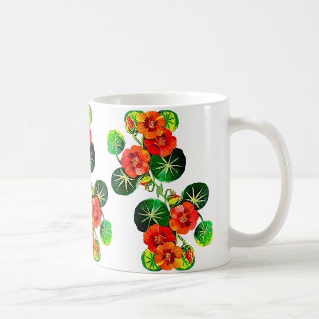 Capuchinha flor comestível kaffemugg (Höger)