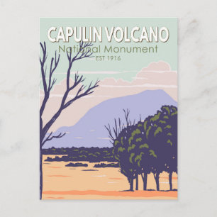 Capulin Volcano National Monument Vintage Vykort