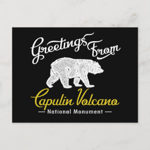 Capulin Volcano nationalmonument Bear Vykort
