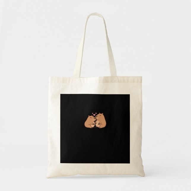 Capy Better Together Cute Animal Design  Tygkasse (Framsidan)