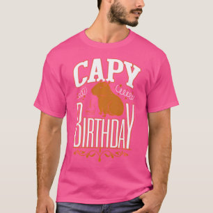 Capy Birthday Capybara Plush Cappybara Capybara T Shirt