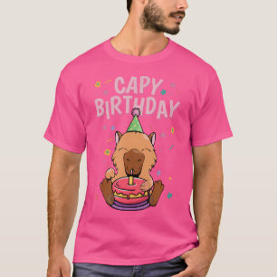 Capy Birthday Capybara T Shirt