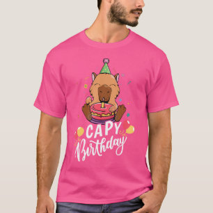 Capy Birthday Capybara T Shirt