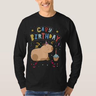 Capy Birthday Shirt Funny Capybara Animals Boys Gi T
