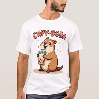 Capy Boba - Cute Capybara T Shirt