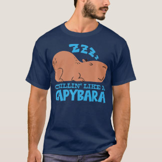 Capy Chillin som en Capybara Pajama Capybara 1 T Shirt