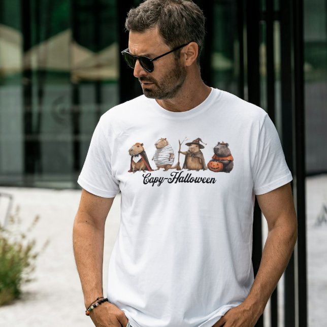 Capy Halloween Capybara Halloween Funny T-Shirt (Skapare uppladdad)