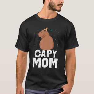 Capy Mamma Capybara Rodent Capybaras Cute Animal F T Shirt