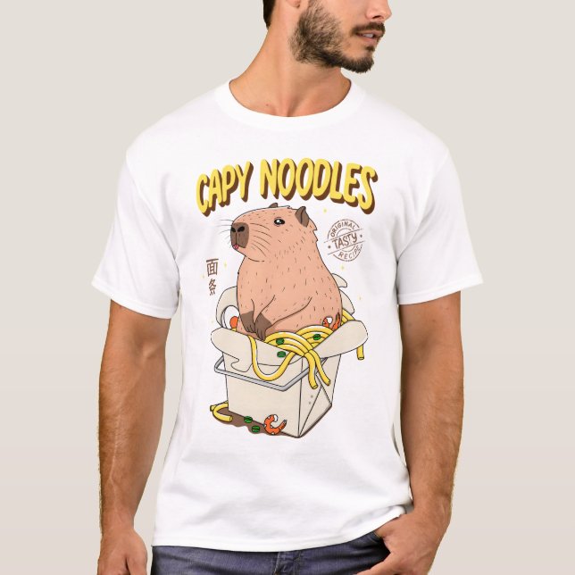 Capy Noodles T Shirt (Framsida)