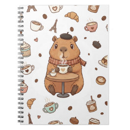 Capy-Paris: A Cozy Sip of Calm Anteckningsbok