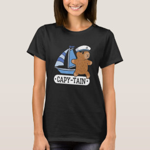 Capy Tain Rodent Capybara Animal Capybaras T Shirt