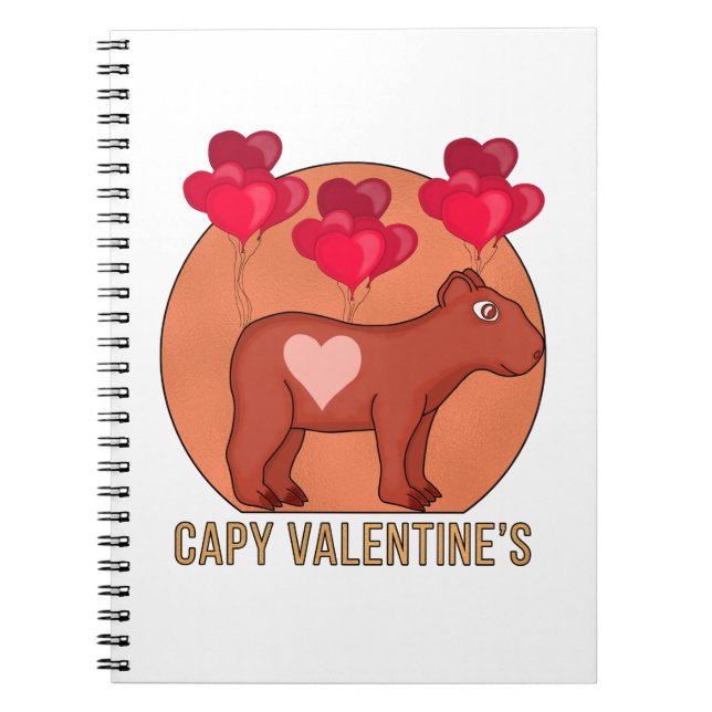 Capy Valentines Anteckningsbok (Framsidan)