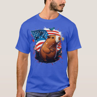 Capybara 4:e juli 4 t shirt