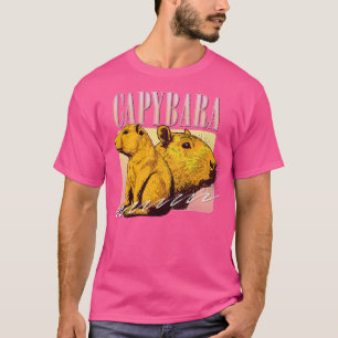 Capybara Aesthetic Original 90s Stil Retro Design T Shirt